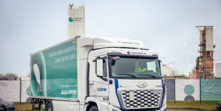 First hydrogen-powered truck for dry ice logistics