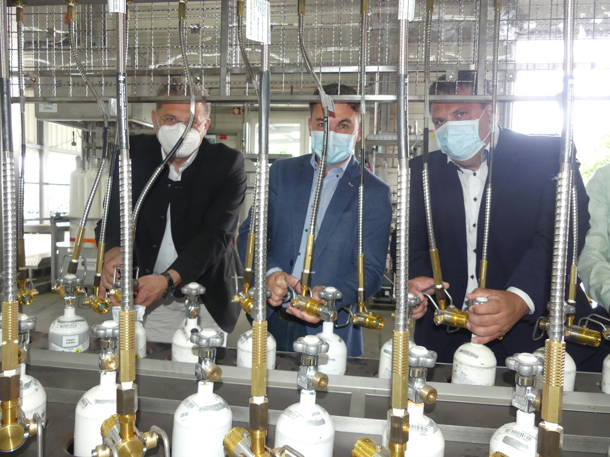 Neue Abfüllanlage für medizinischen Sauerstoff am Nippon Gases Standort Bopfingen
