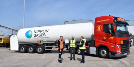 Nippon Gases and Suttons Tankers Launch HVO Fuel Trial to Reduce Carbon Emissions
