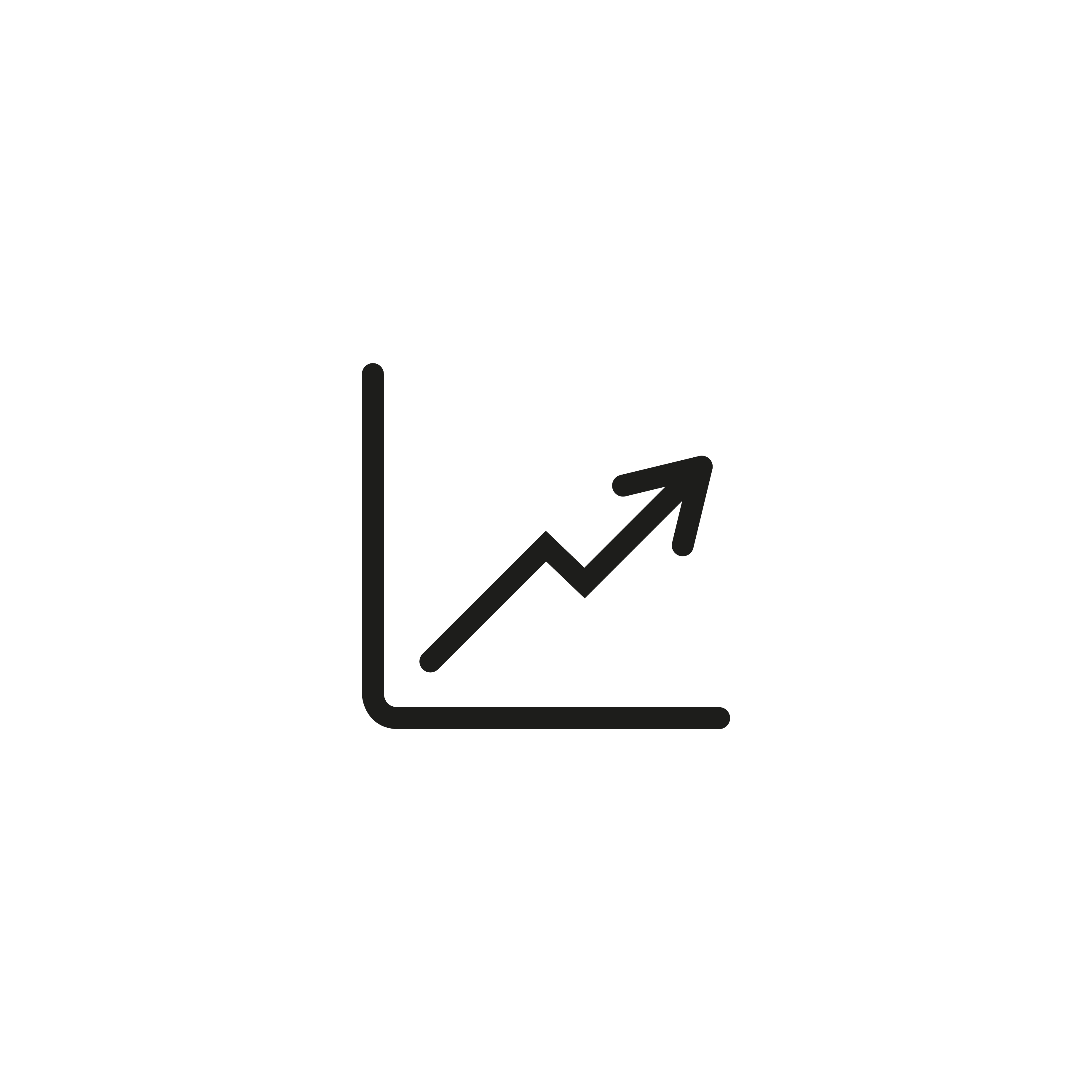 Arrow rising graph