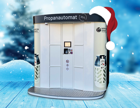 Vi feirer tre nye  propanautomater