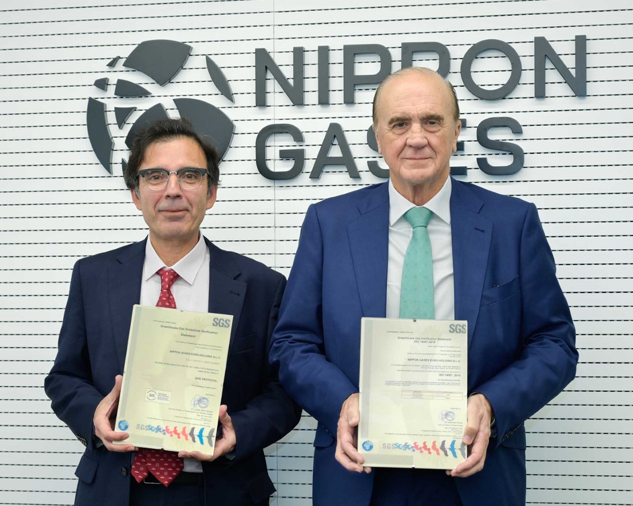 A Nippon Gases obteve a declaração de verificação da SGS relativamente à sua pegada de carbono (ISO 14067:2018)